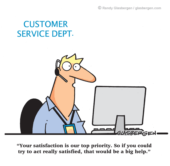 cartoons about customer service Archives - Glasbergen Cartoon Service