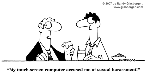 Sexual Harassment - Glasbergen Cartoon Service