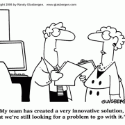 Teamwork Cartoons, Cartoons About Coworkers: employee relations, employee relationships, coworker relations, workforce, employees,innovation, solutions, team spirit, team problem solving, team leader, team project.