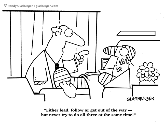 funny leadership quotes. Archives - Glasbergen Cartoon Service