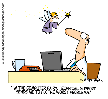 technical support training Archives - Glasbergen Cartoon Service