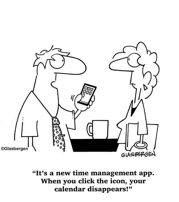 Time Management - Glasbergen Cartoon Service