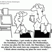 Cartoons About Time Management: weekly schedule, schedule planning, overscheduled, obsessed with time management.