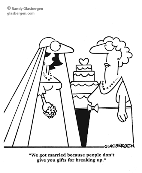 Wedding Cartoons - Glasbergen Cartoon Service