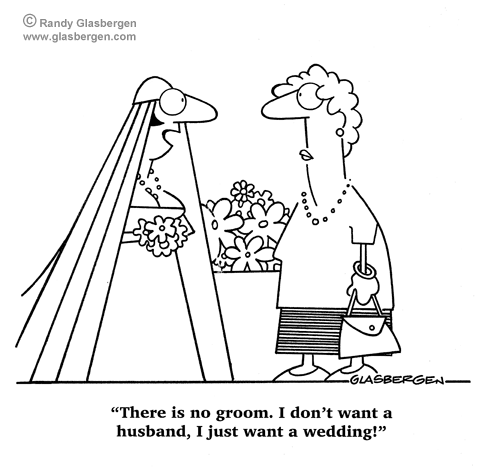 Wedding Cartoons - Glasbergen Cartoon Service