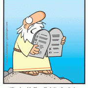 Number 11: Thou Shalt Not Eat Carbs. I think I'm gonna have trouble selling that one!, Moses, Ten Commandments, Dieting, low-carb diet, carbs, weight loss, Bible.