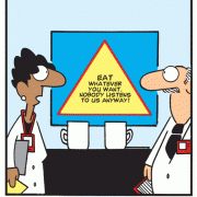 Cartoons About food, nutirition, Cartoons About Losing Weight: nutrition, weight loss diet, fad diets, diet and exercise cartoons, thinner, calories, burning calories, low-calorie, Thin Lines, obesity, fighting obesity, battling obesity, obesity epidemic, dieting tips, diet advice, diet doctors, diet humor, healthy eating, lose weight, obese, cartoons about obesity, unhealthy eating, diet plans, food, eating, eating less, dietician, nutritionist they revised the food pyramid again.