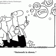 Cartoons About Wireless Communications: wireless technology, wireless Internet, wifi, cell phones, smart phones, wireless phones, wireless network, wireless communication systems, wireless networking, wireless troubleshooting, Bluetooth, Bluetooth technology, hooked on wireless, mobile computing, mobile phones, mobile Internet, mobile communications, cellular, wireless telephony, network is down, network troubles, bubbles, alternate communications, lost signal.
