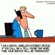 Cartoons About Wireless Communications: wireless technology, wireless Internet, wifi, cell phones, smart phones, wireless phones, wireless network, wireless communication systems, wireless networking, wireless troubleshooting, Bluetooth, Bluetooth technology, hooked on wireless, mobile computing, mobile phones, mobile Internet, mobile communications, cellular, wireless telephony.
